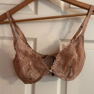 32DD Very Sexy Unlined Plunge Nude Victoria's Secret Bra